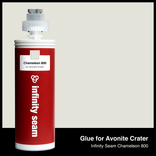 Glue color for Avonite Crater solid surface with glue cartridge