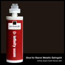 Glue color for Staron Metallic Satingold solid surface with glue cartridge
