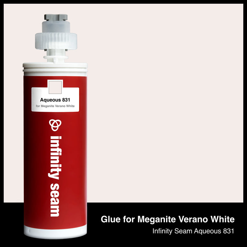 Glue color for Meganite Verano White solid surface with glue cartridge