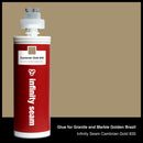 Glue color for Granite and Marble Golden Brazil granite and marble with glue cartridge