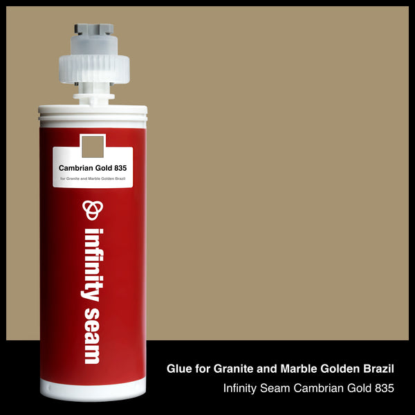 Glue color for Granite and Marble Golden Brazil granite and marble with glue cartridge