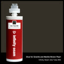 Glue color for Granite and Marble Brown Pearl granite and marble with glue cartridge