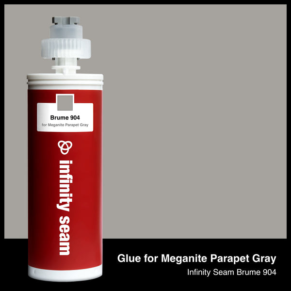 Glue color for Meganite Parapet Gray solid surface with glue cartridge