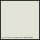 Infinity Seam Designer White 117 glue color