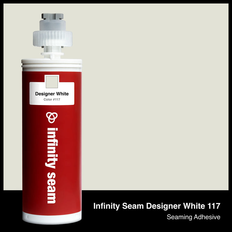 Infinity Seam Designer White 117 cartridge and glue color