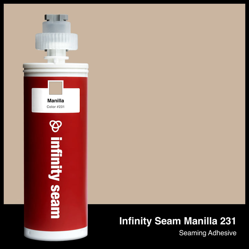 Infinity Seam Manilla 231 cartridge and glue color