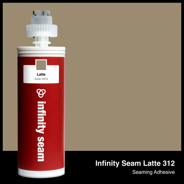 Infinity Seam Latte 312 cartridge and glue color