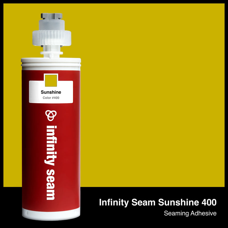 Infinity Seam Sunshine 400 cartridge and glue color