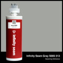 Infinity Seam Gray S005 513 cartridge and glue color