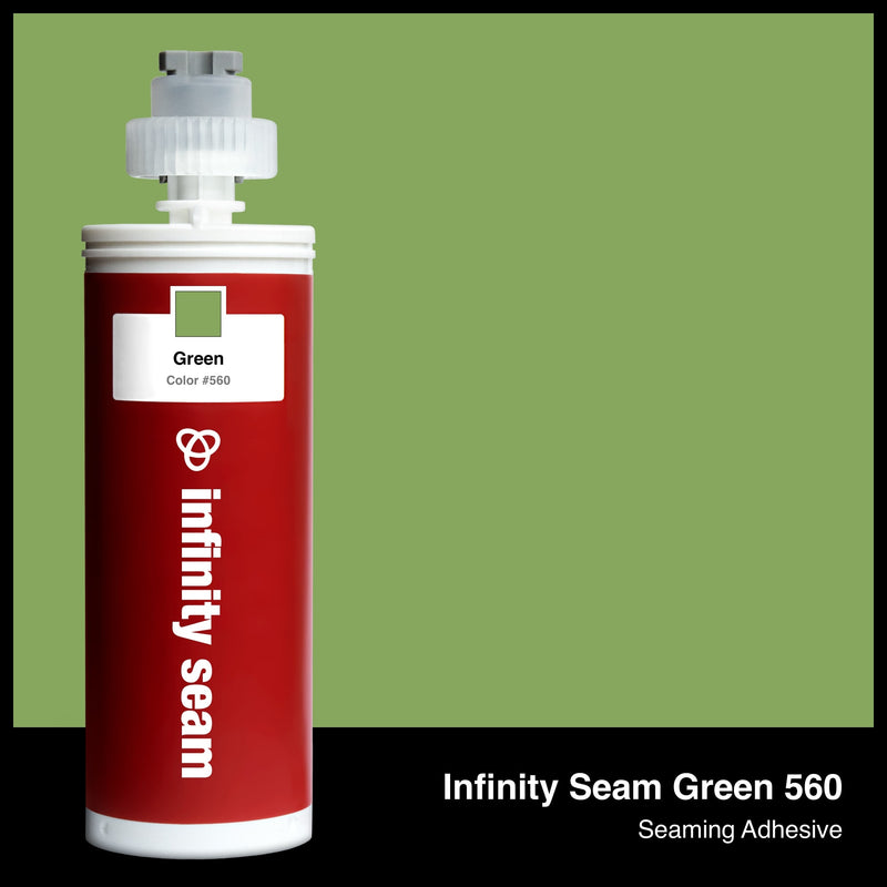 Infinity Seam Green 560 cartridge and glue color