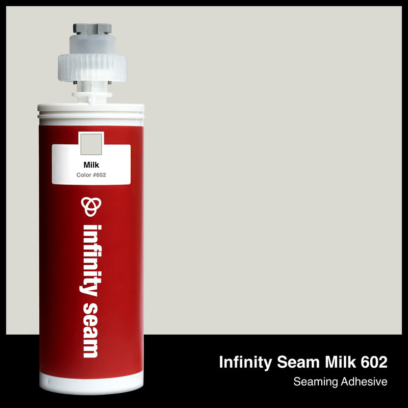 Infinity Seam Milk 602 cartridge and glue color