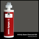 Infinity Seam Charcoal 625 cartridge and glue color