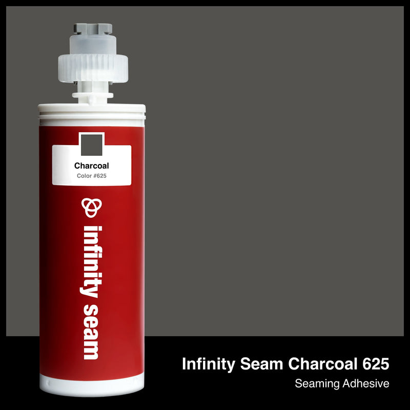 Infinity Seam Charcoal 625 cartridge and glue color