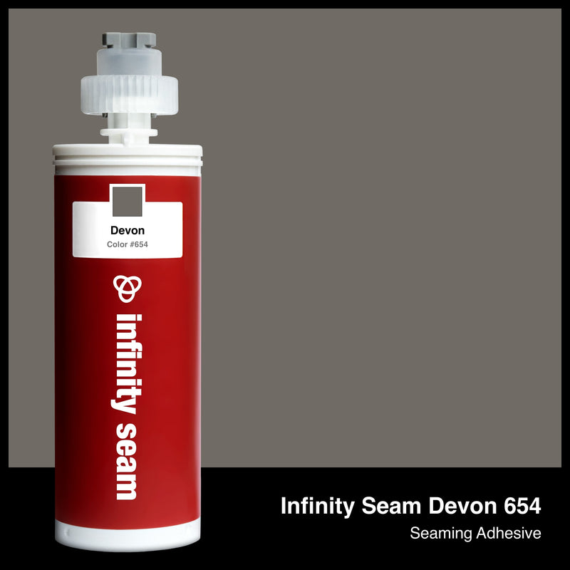 Infinity Seam Devon 654 cartridge and glue color