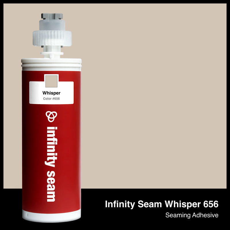 Infinity Seam Whisper 656 cartridge and glue color