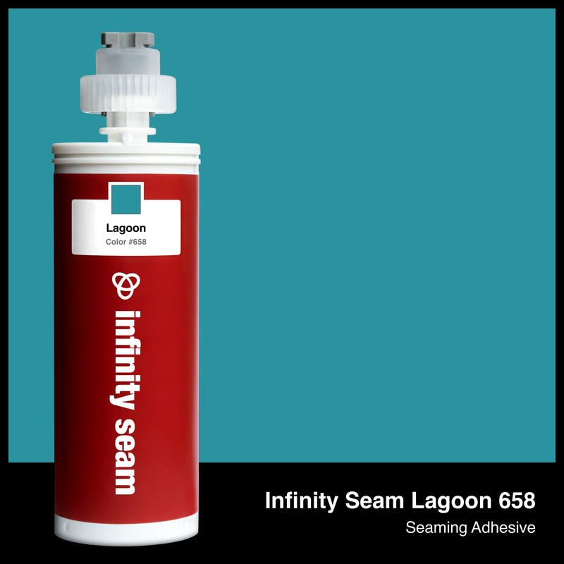 Infinity Seam Lagoon 658 cartridge and glue color