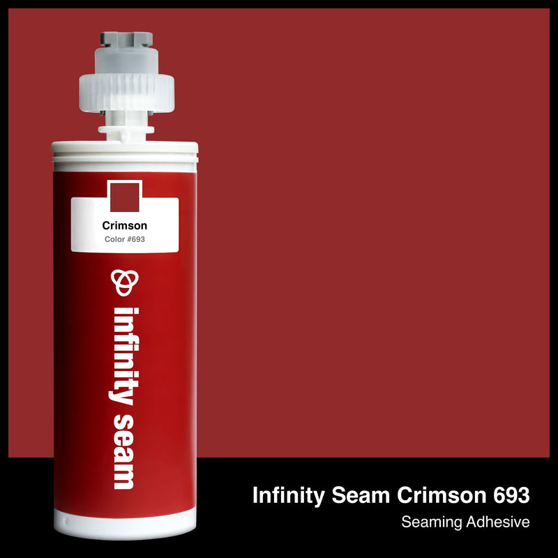 Infinity Seam Crimson 693 cartridge and glue color