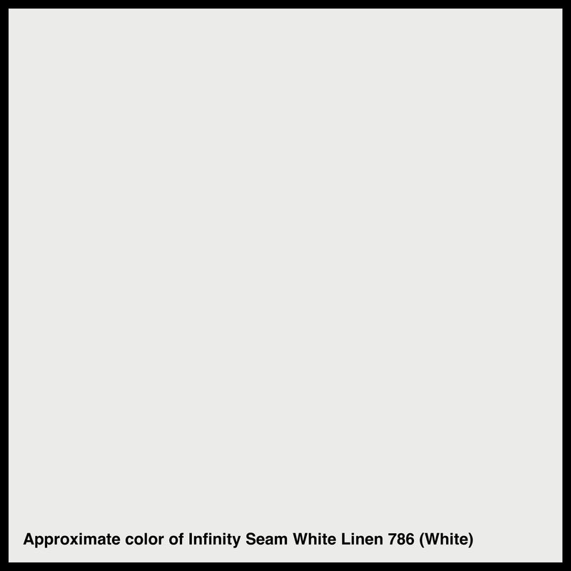 Infinity Seam White Linen 786 glue color