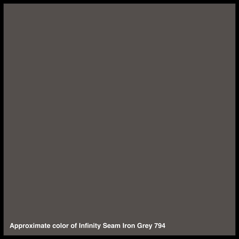 Infinity Seam Iron Grey 794 glue color