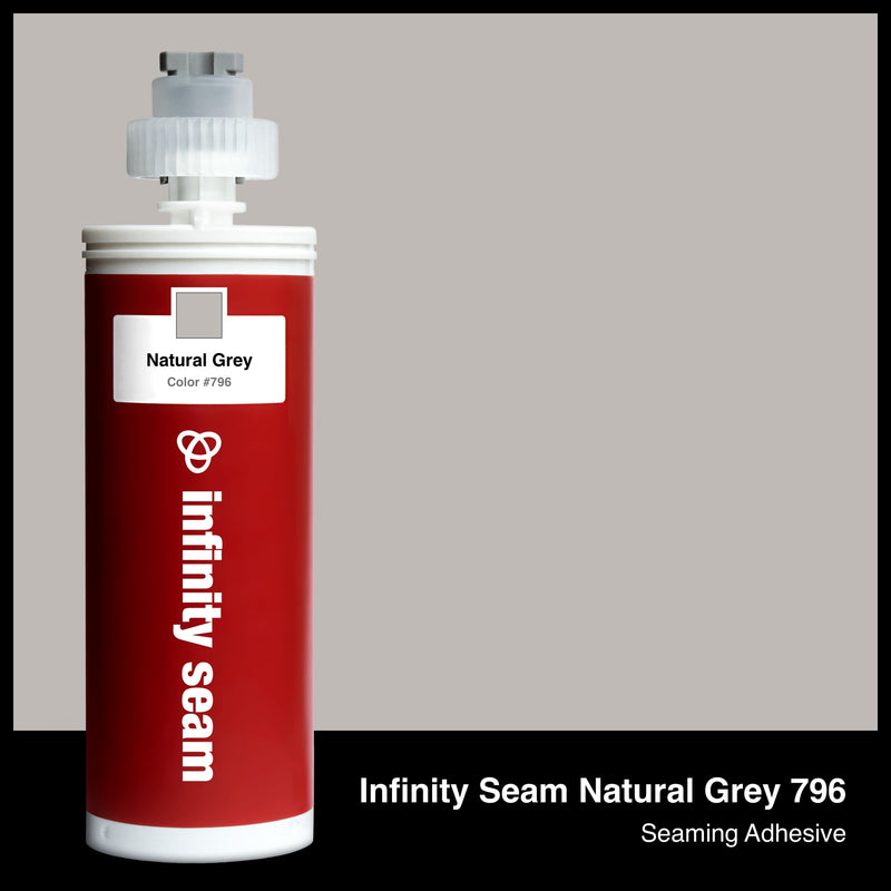 Infinity Seam Natural Grey 796 cartridge and glue color