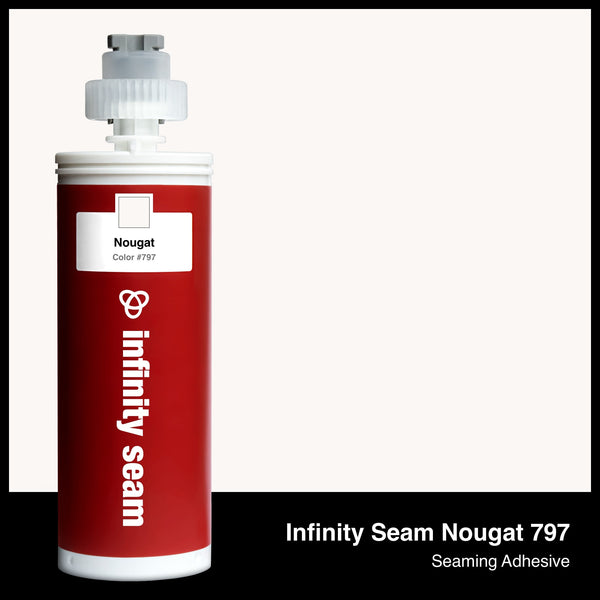 Infinity Seam Nougat 797 cartridge and glue color