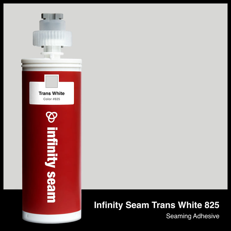 Infinity Seam Trans White 825 cartridge and glue color