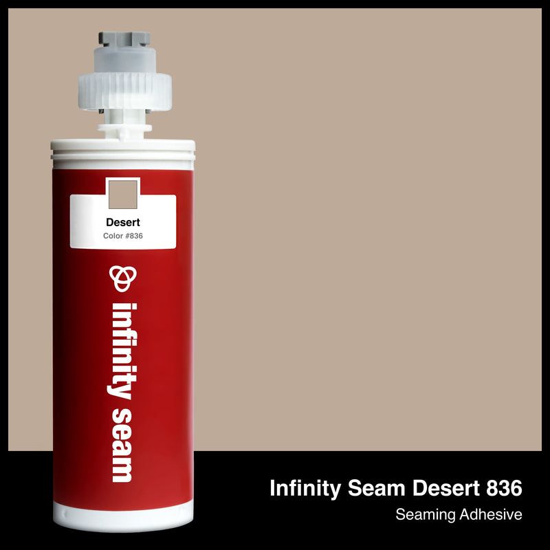 Infinity Seam Desert 836 cartridge and glue color