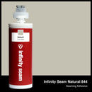 Infinity Seam Natural 844 cartridge and glue color