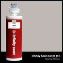 Infinity Seam Silver 851 cartridge and glue color