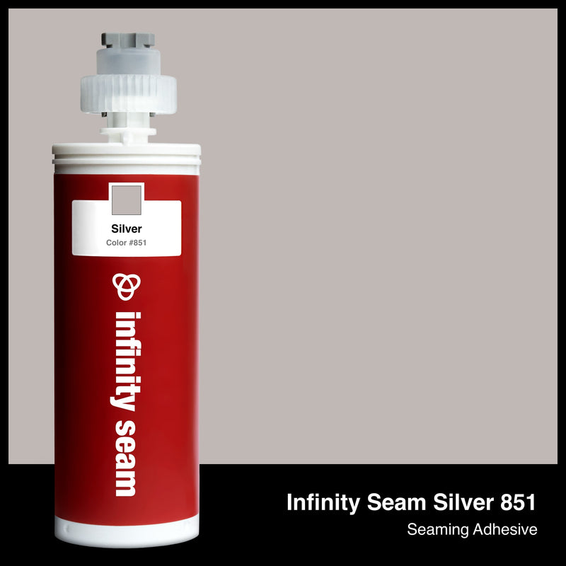Infinity Seam Silver 851 cartridge and glue color