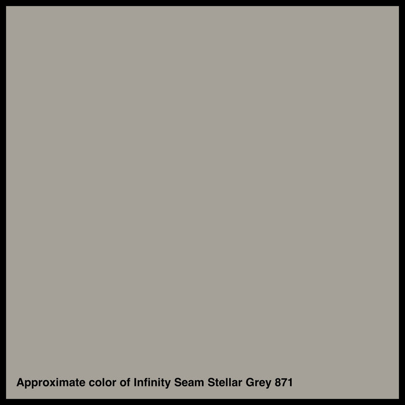 Infinity Seam Stellar Grey 871 glue color