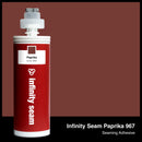 Infinity Seam Paprika 967 cartridge and glue color