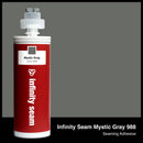 Infinity Seam Mystic Gray 988 cartridge and glue color