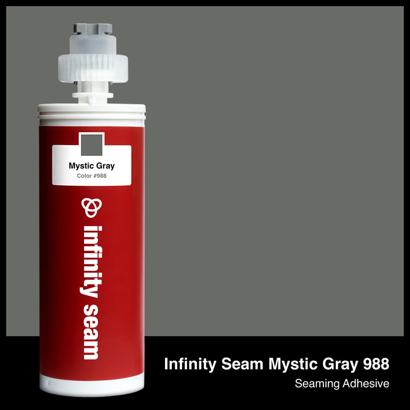 Infinity Seam Mystic Gray 988 cartridge and glue color